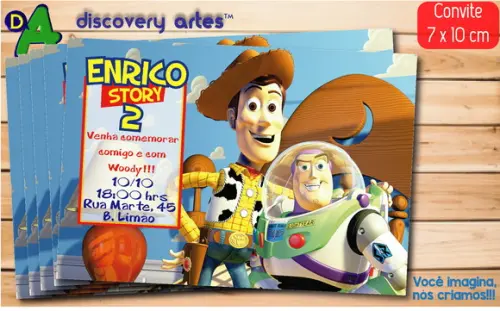 Convite Toy Story