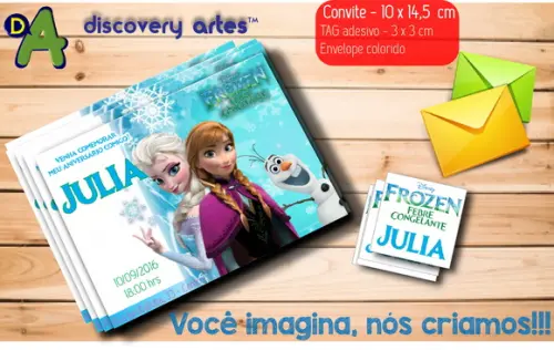 Convite Frozen