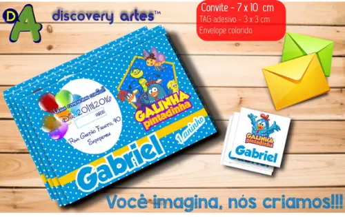 Convite Galinha Pintadinha