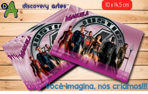 Convite Liga da Justiça Feminino