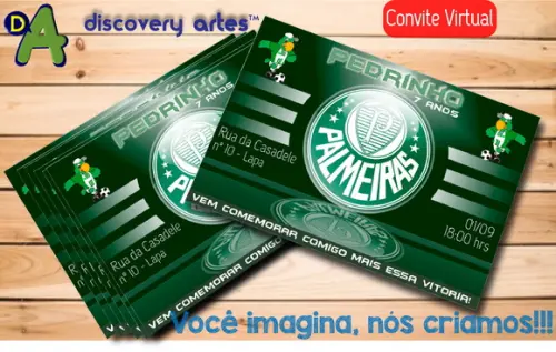 Convite Digital Time de Futebol