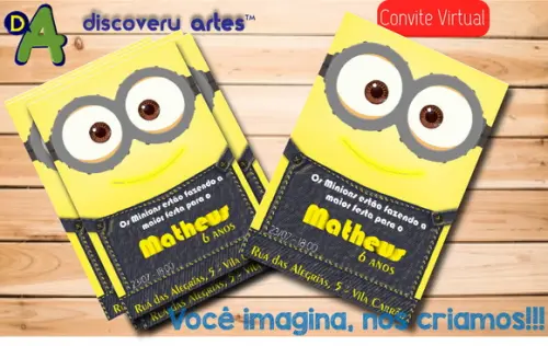 Convite Digital Minions