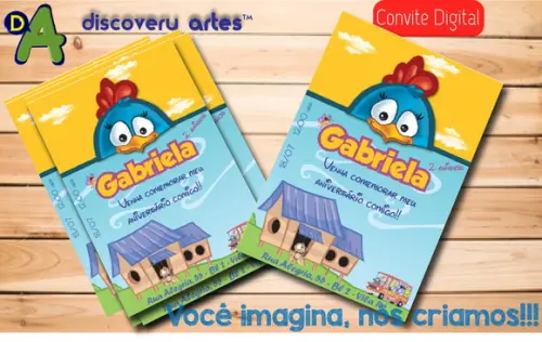 Convite Digital Galinha Pintadinha