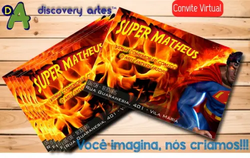 Convite Digital Superman