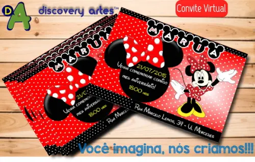 Convite Digital Minnie