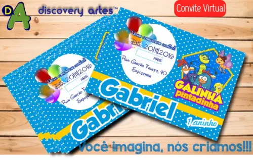 Convite Digital Galinha Pintadinha