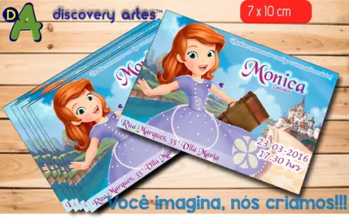 Convite Princesa Sofia