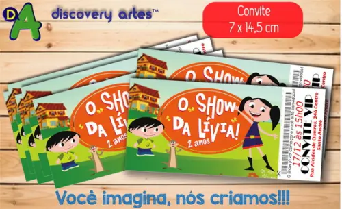 Convite Ingresso Show da Luna