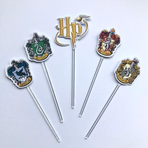 50 Topper Casas Decoração Festa Harry Potter