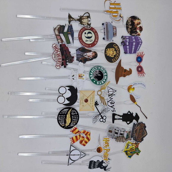50 Topper para Docinhos Festa Harry Potter Objetos