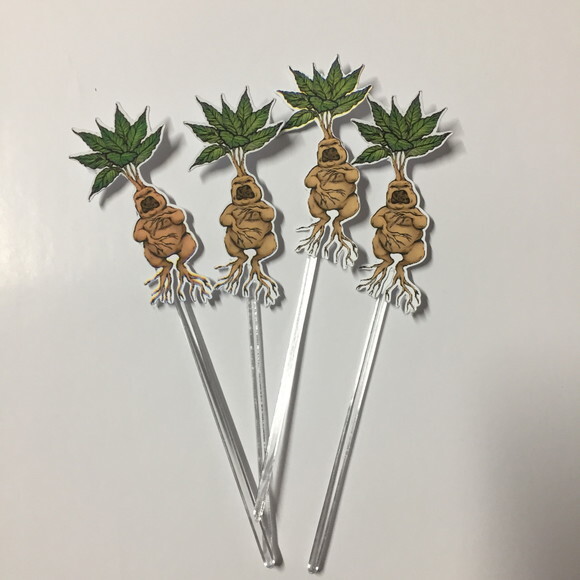 50 Topper para Docinhos Mandrágoras Festa Harry Potter