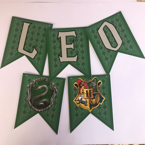 Bandeirola Harry Potter Sonserina