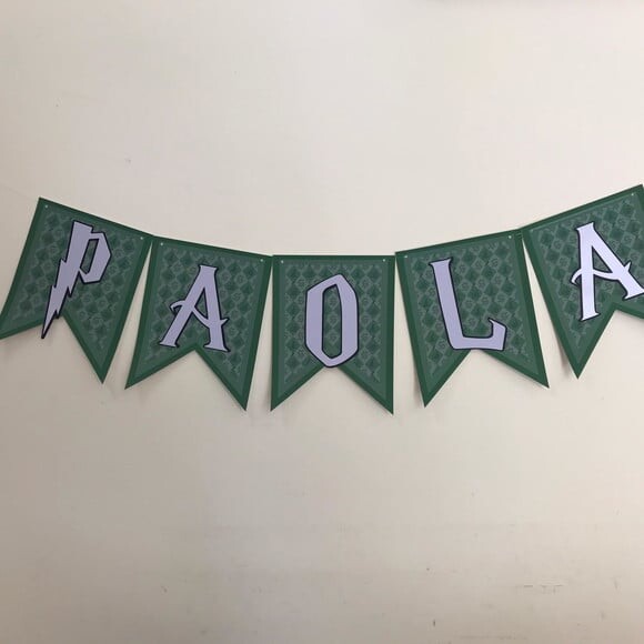 Bandeirola Harry Potter Sonserina