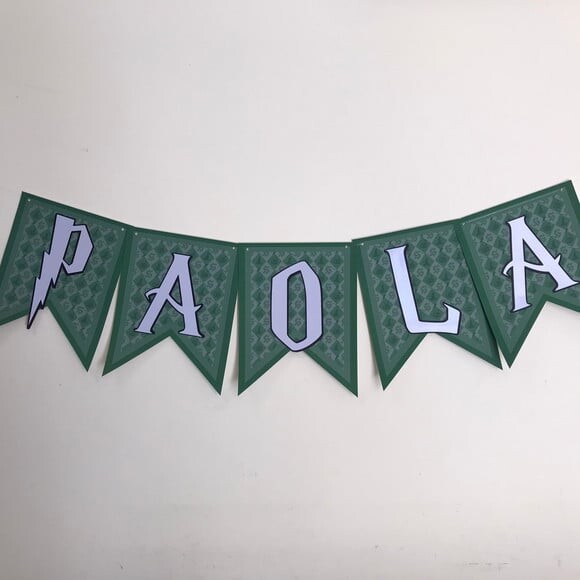 Bandeirola Harry Potter Sonserina