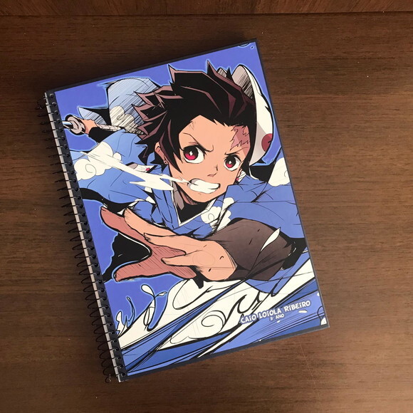 Caderno Kimetsu no Yaiba