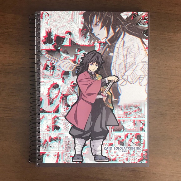 Caderno Kimetsu no Yaiba