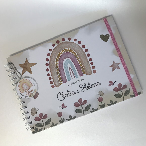 Caderno Rotina do Bebê Gêmeos