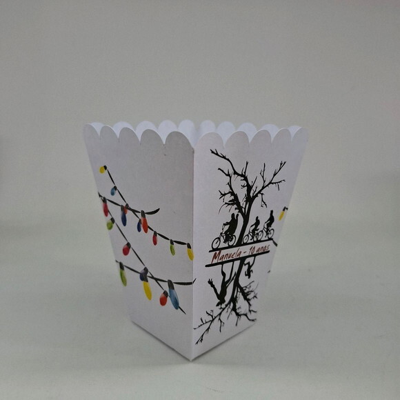 Caixa Cachepot Personalizada Festa Stranger Things