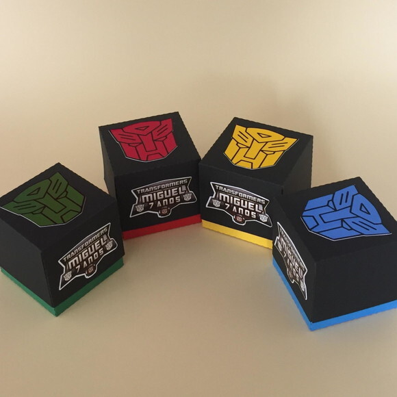 Caixa Cubo Transformers - Kit 30 Unidades