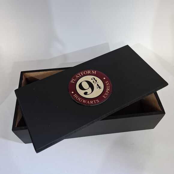 Caixa de mdf Plataforma 9 3/4 Harry Potter