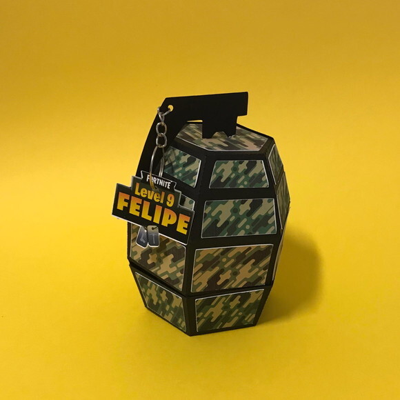 Caixa Granada Fortnite 3d - Kit 12unidades