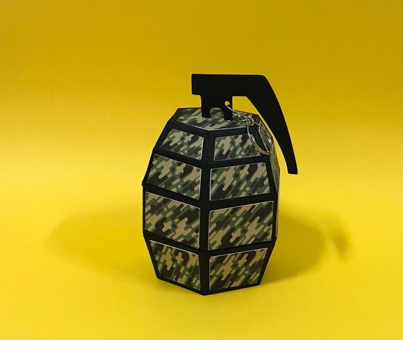 Caixa Granada Fortnite 3d - Kit 12unidades
