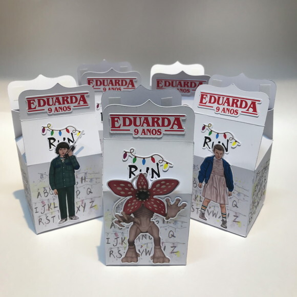 Caixa Mini Milk Stranger Things - Kit 24u