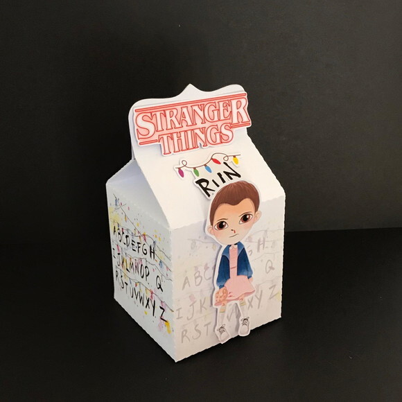 Caixa Mini Milk Stranger Things Modelo 2