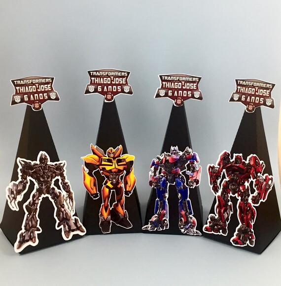 Caixa Pirâmide Transformers - Kit 30unidades