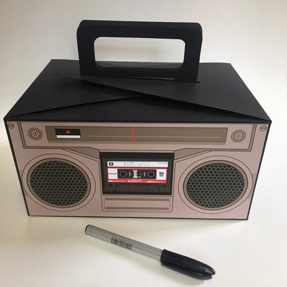 Caixa Radio Retrô Anos 80 Stranger Things - Grande
