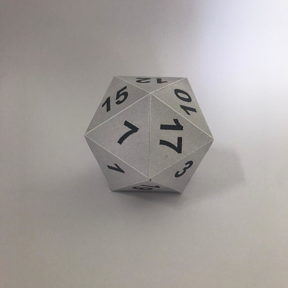 Caixa Stranger Things Dado de 20 Lados - Kit 3 Unidades