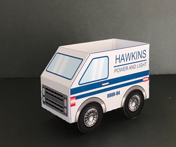 Caixa Van Stranger Things Aberta - Kit 12 Unidades