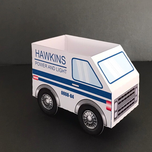 Caixa Van Stranger Things Aberta - Kit 12 Unidades
