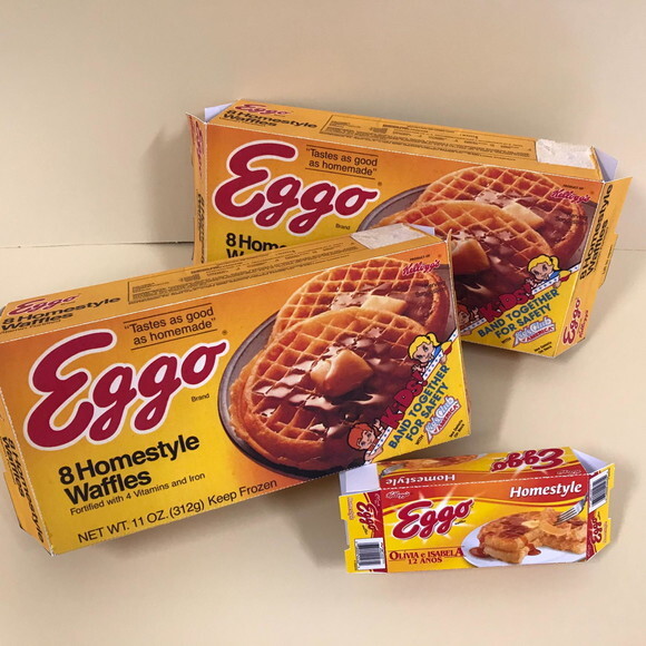 Caixa Waffles Eggo Stranger Things Grande - Unidade