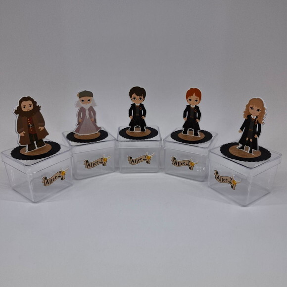 Caixinha Acrilica 3d Harry Potter - Kit 30u