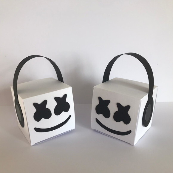 Caixinha de Som Dj Marshmello Branca