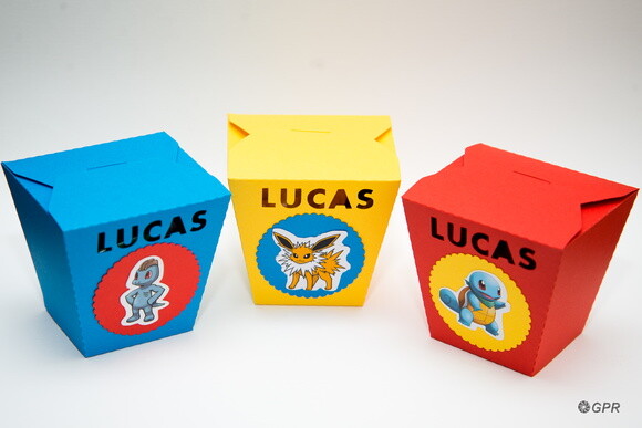 Caixinha Personalizada Pokemon