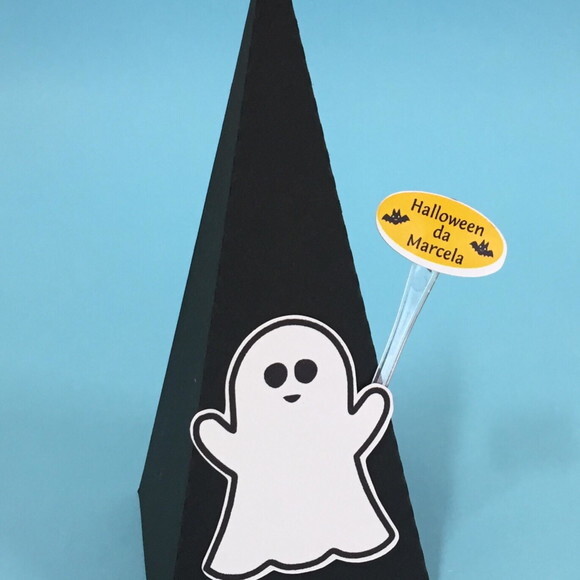Caixinha Pirâmide Halloween