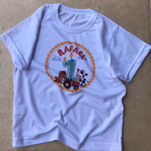 Camiseta personalizada fazendinha