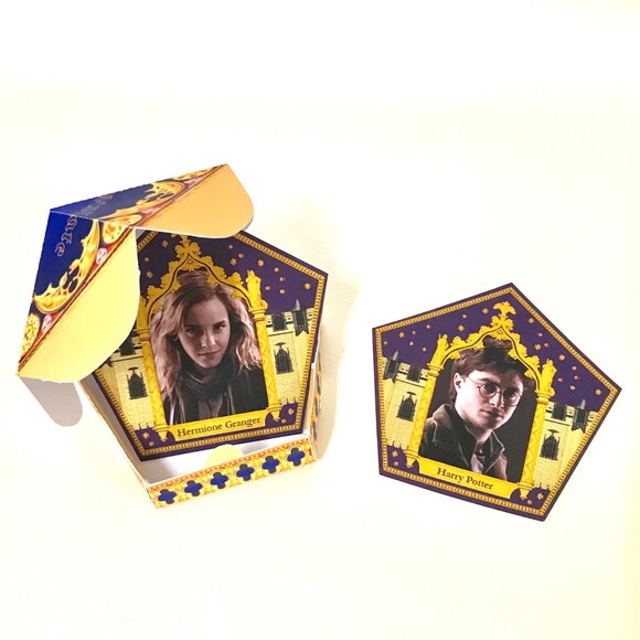 Cards para Caixa Frog Harry Potter - face simples