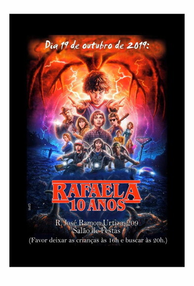 Convite Digital Animado Stranger Things
