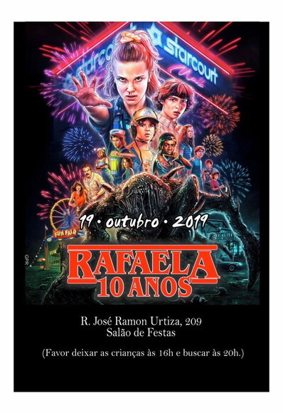 Convite Digital Animado Stranger Things