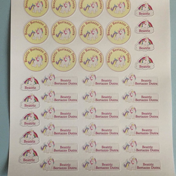 Etiqueta Escolar Lavavel