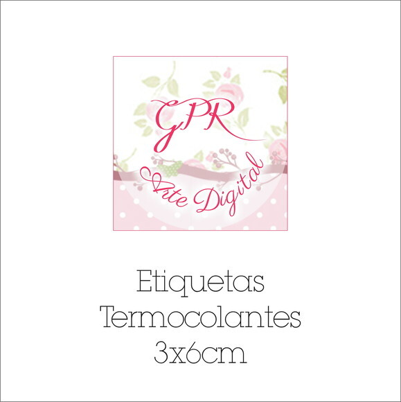 Etiquetas Termocolantes para Tecido 3x6cm