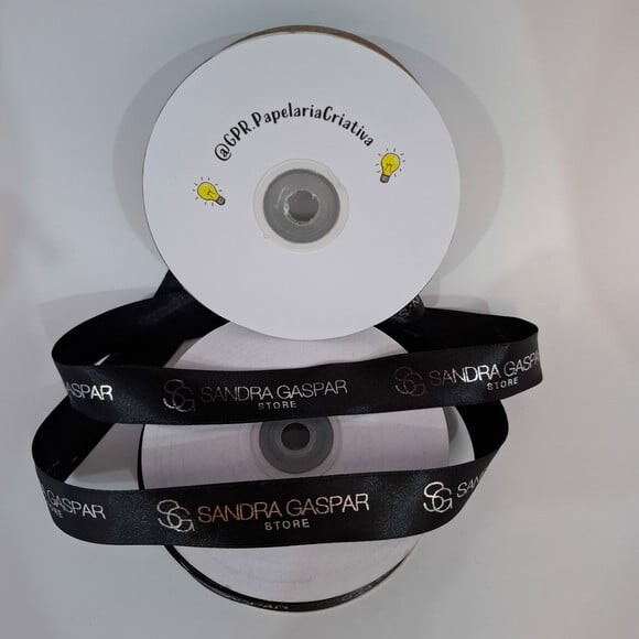Fita Cetim Personalizada 22mm - 10 Metros