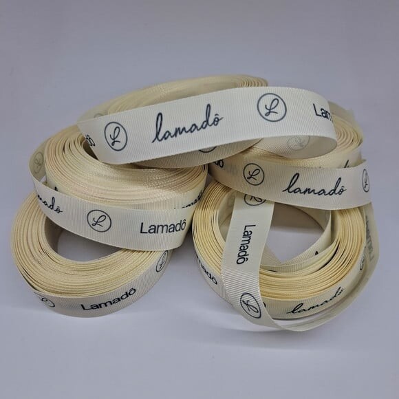 Fita Gorgurão 22mm Personalizada - 50 Metros