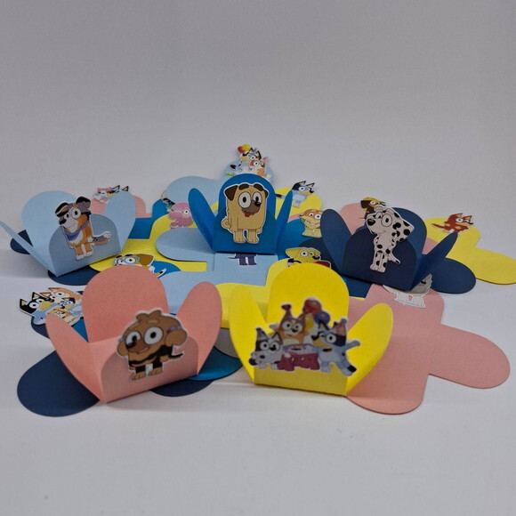 Forminha Bluey - Kit 100unidades