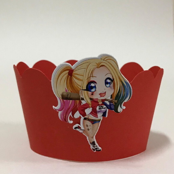 Forminha Cupcake Arlequina