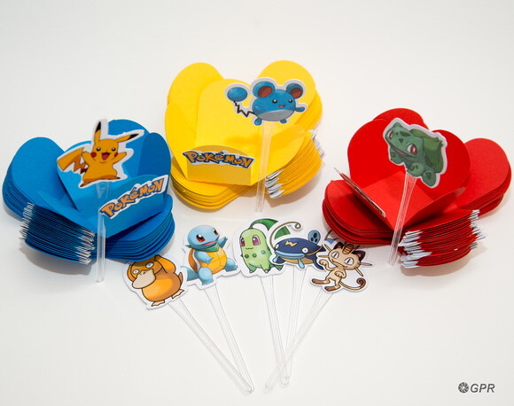 Forminha e topper Pokemon