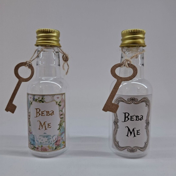 Frasco Poções Beba Me Drink Me Alice no País das Maravilhas